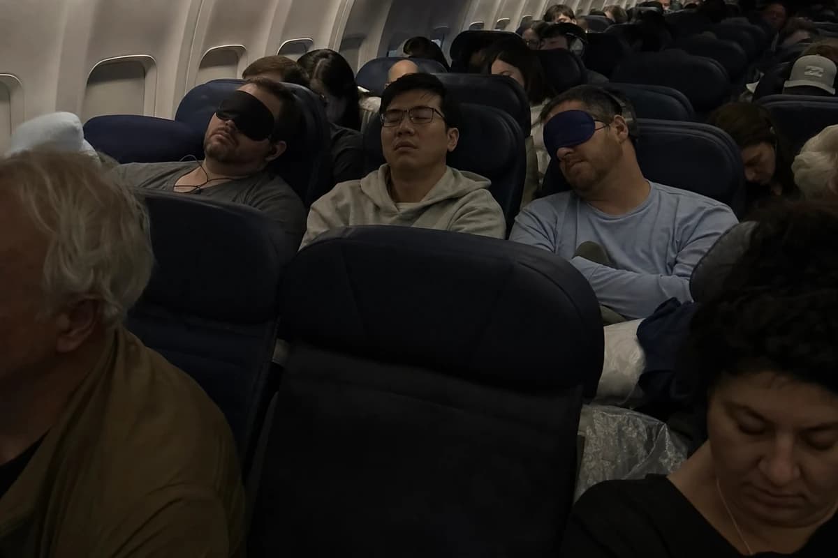 Economy on a transatlantic red-eye — this is what you're avoiding when you redeem those miles wisely