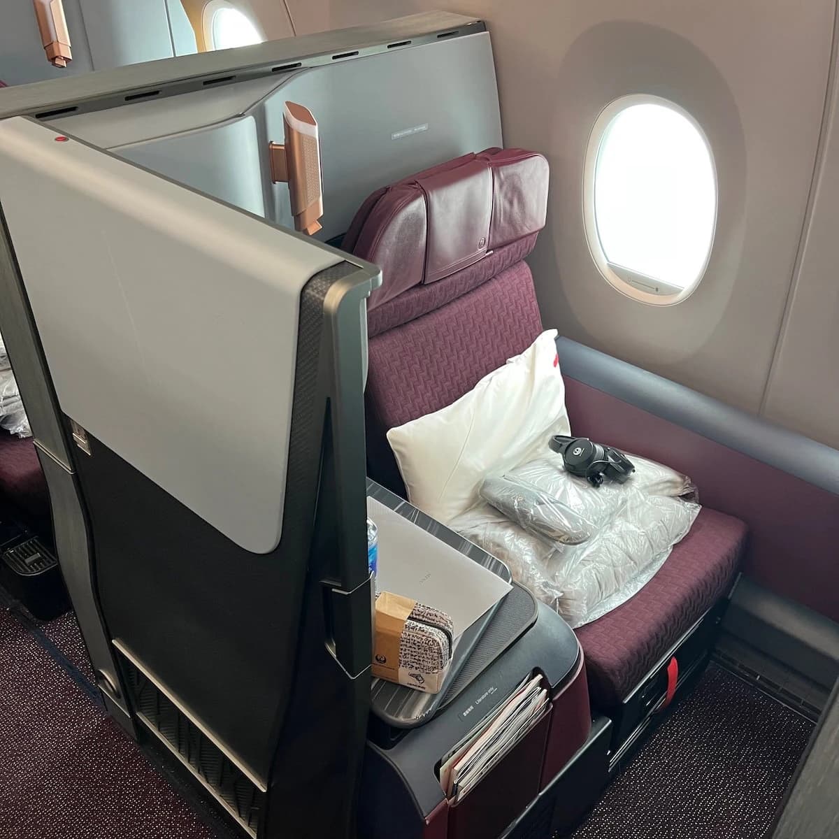 JAL's herringbone suite proves that excellent design doesn't require gimmicks — just precision
