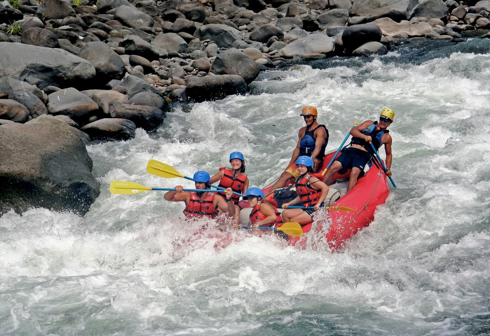 Rafting the exhilarating rapids of Costa Rica’s Pacuare River.