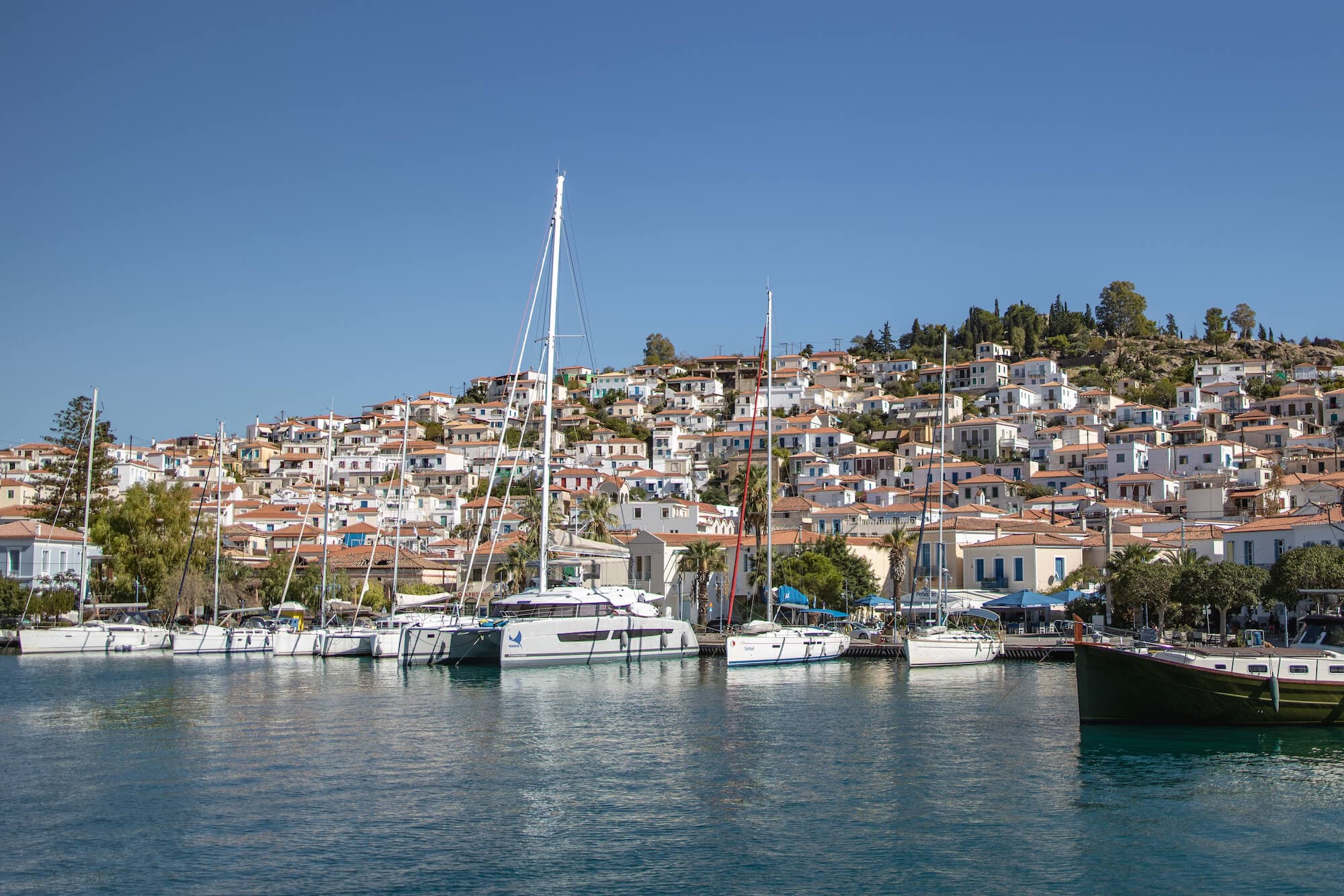 Best Bareboat Yacht Charter Destinations in 2026 - Poros, Greece