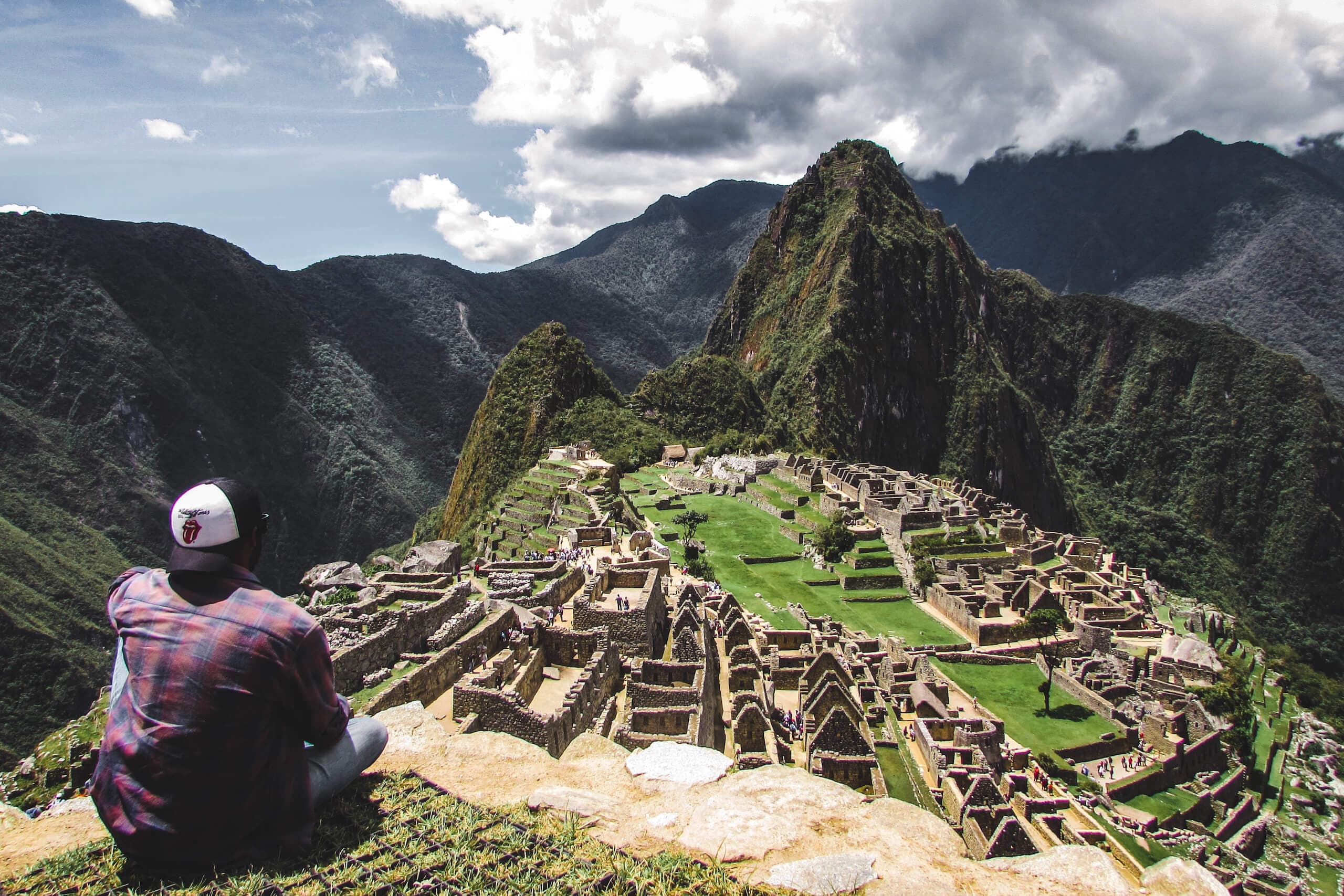 View to the lost city of the incas - Machu Picchu. Photo by Louis Hansel. The Most Beautiful Hikes in the World.