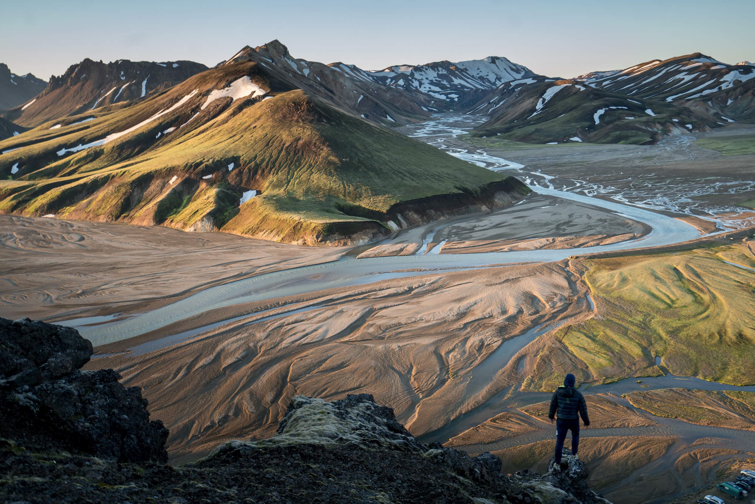 View to Landmannalaugar, Iceland. Photo by Joshua Sortino. The Most Beautiful Hikes in the World.