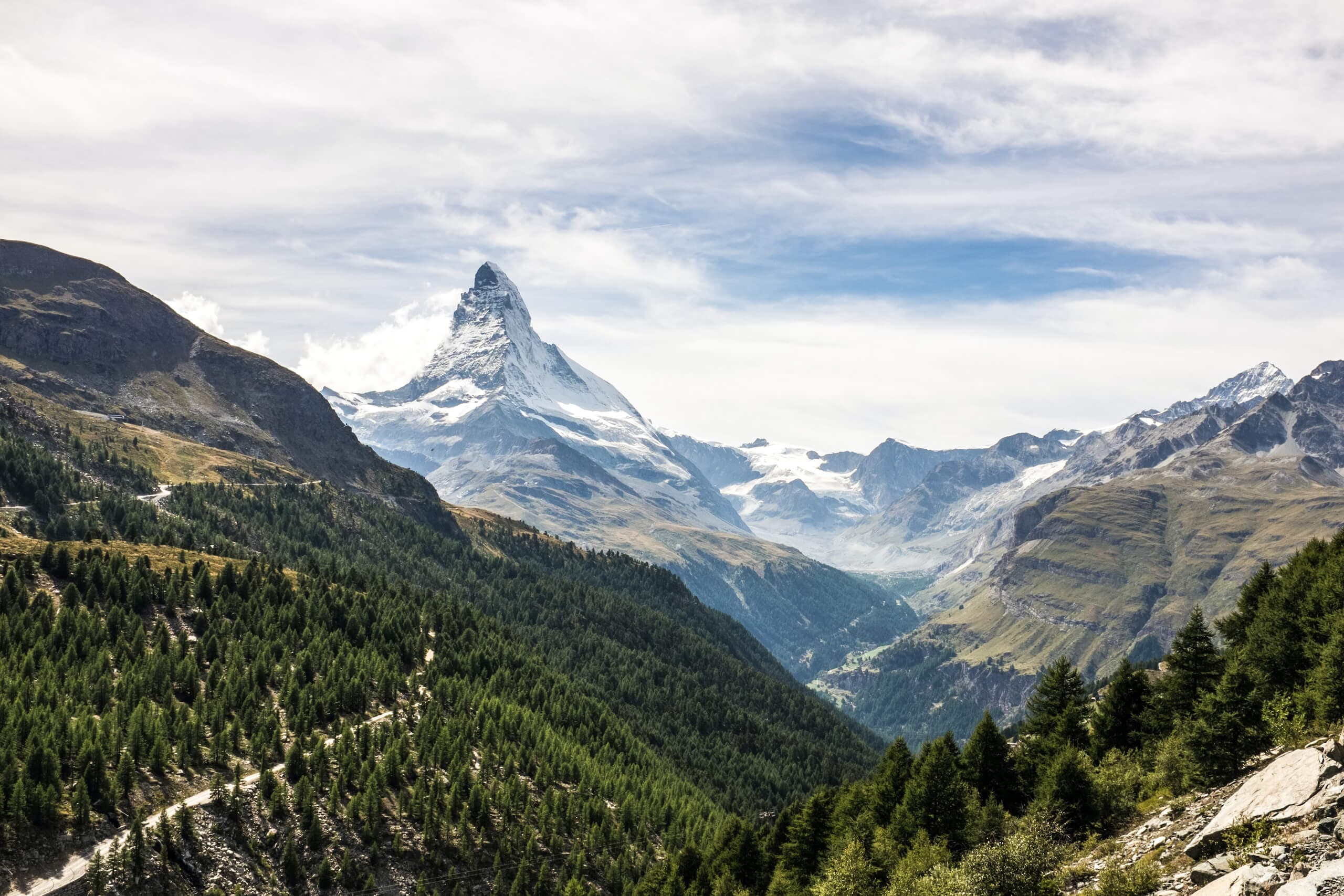 View to Matterhorn in Switzerland. Photo by Chris Holgersson. The Most Beautiful Hikes in the World.