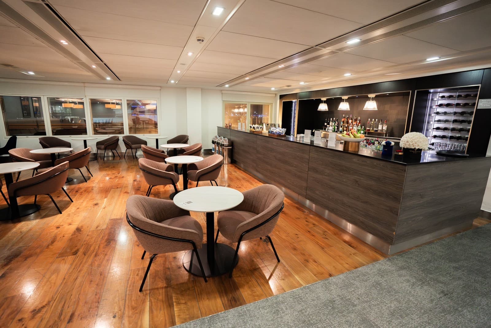 British Airways Business Class Club and First Lounge at London Heathrow Airport, Terminal 3. Photo by British Airways.