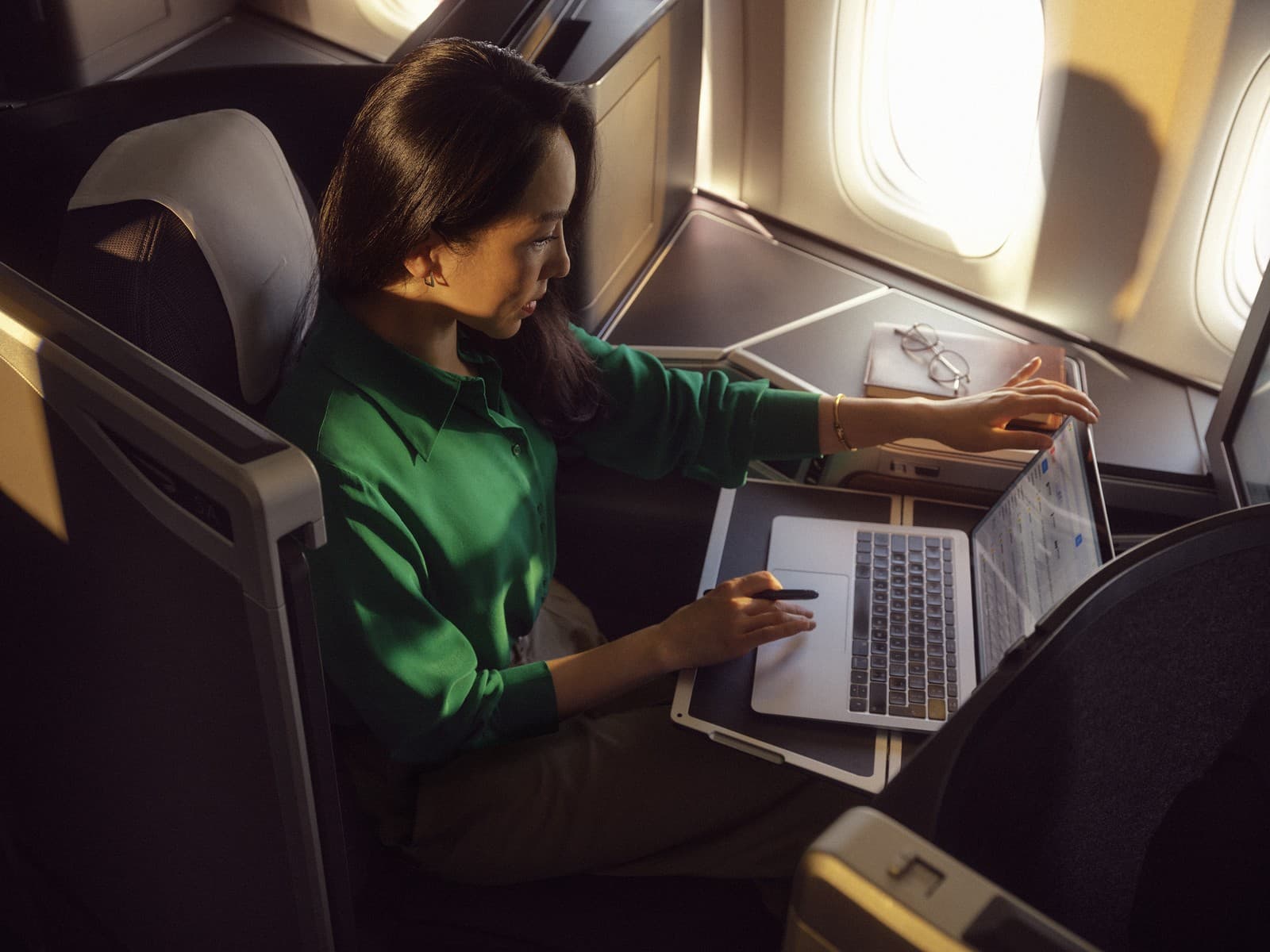 British Airways Club Suite Business Class cabin on the Boeing 777. Photo by British Airways.