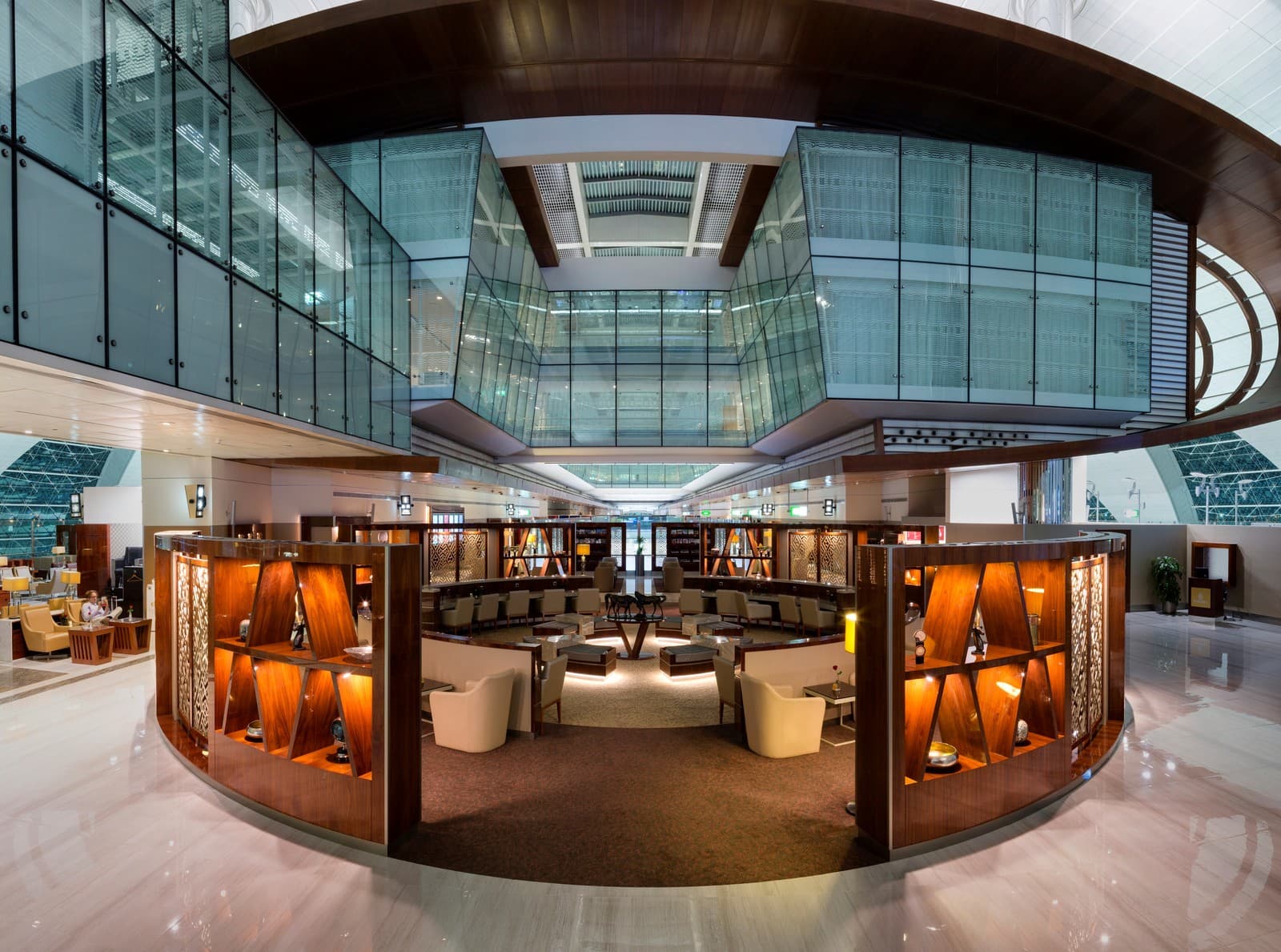 Emirates Business Class Lounge at Dubai International Airport