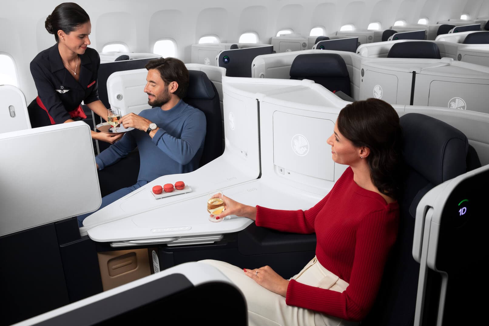 Air France's new business class cabin