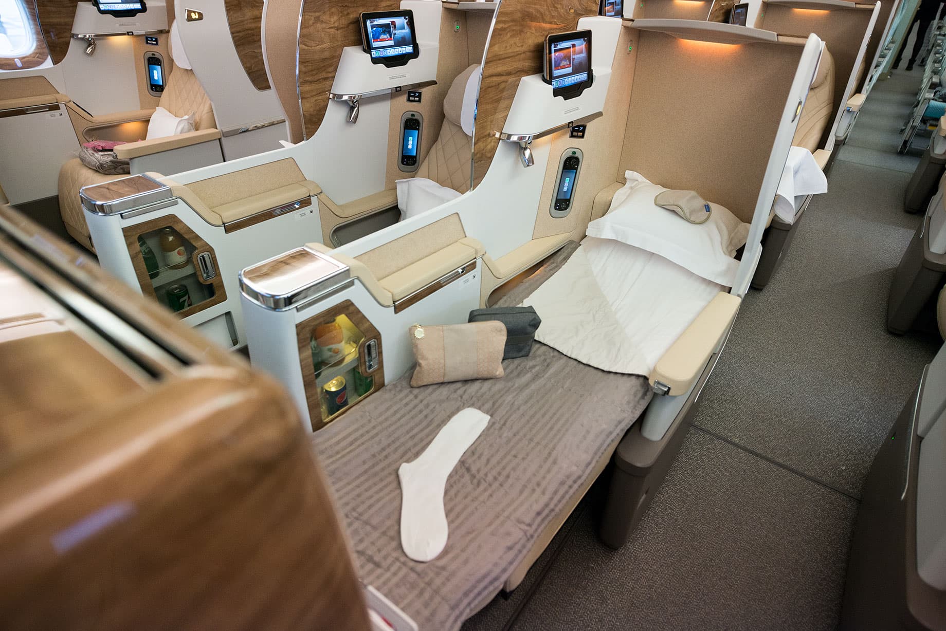 Emirates Business Class - Lay Back Seats