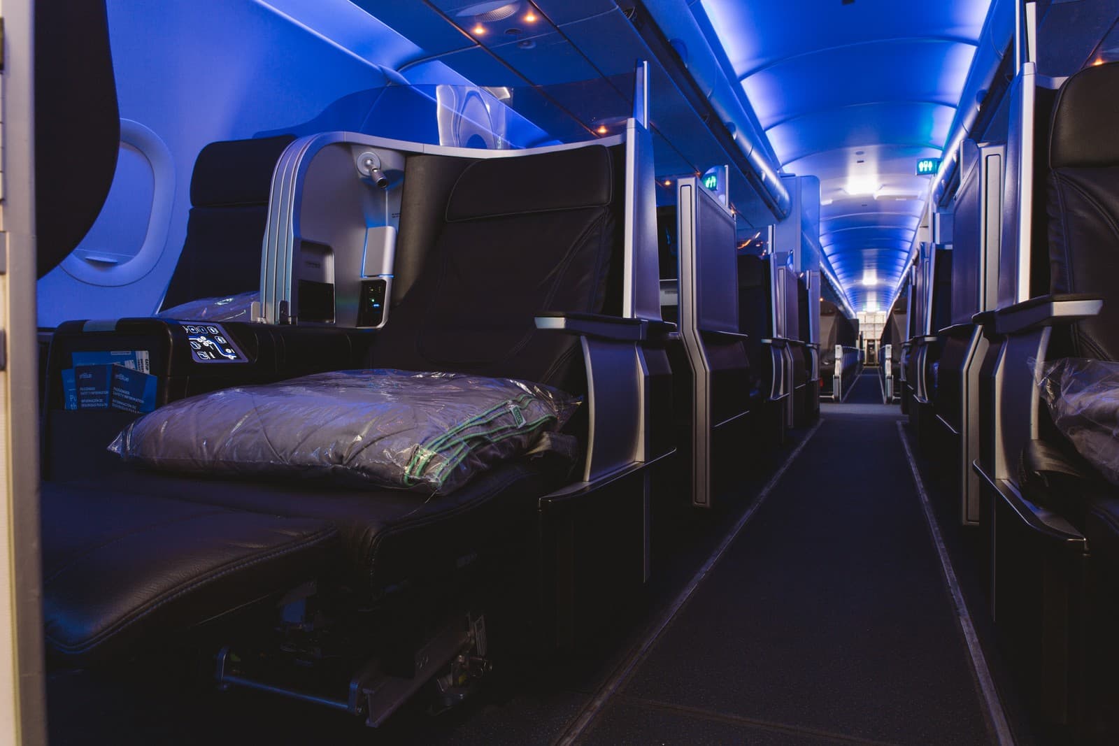 Jetblue Mint business class. Photo by Jetblue.