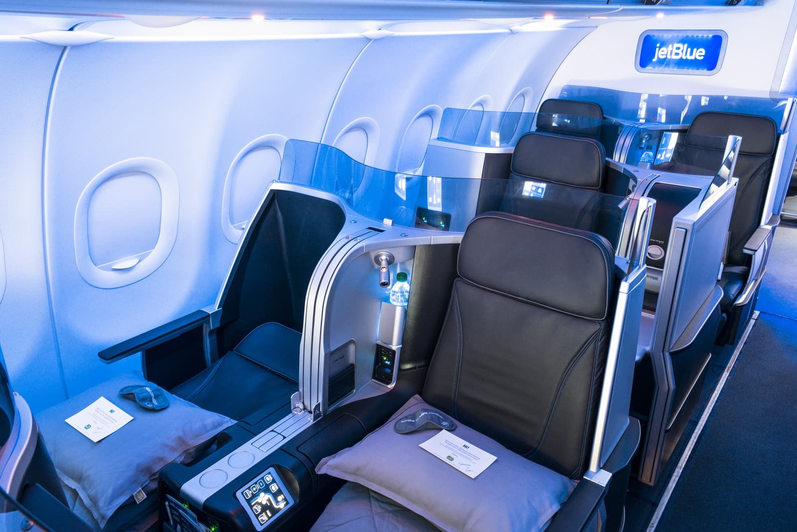 JetBlue Mint Classic business class seats. Photo by JetBlue.