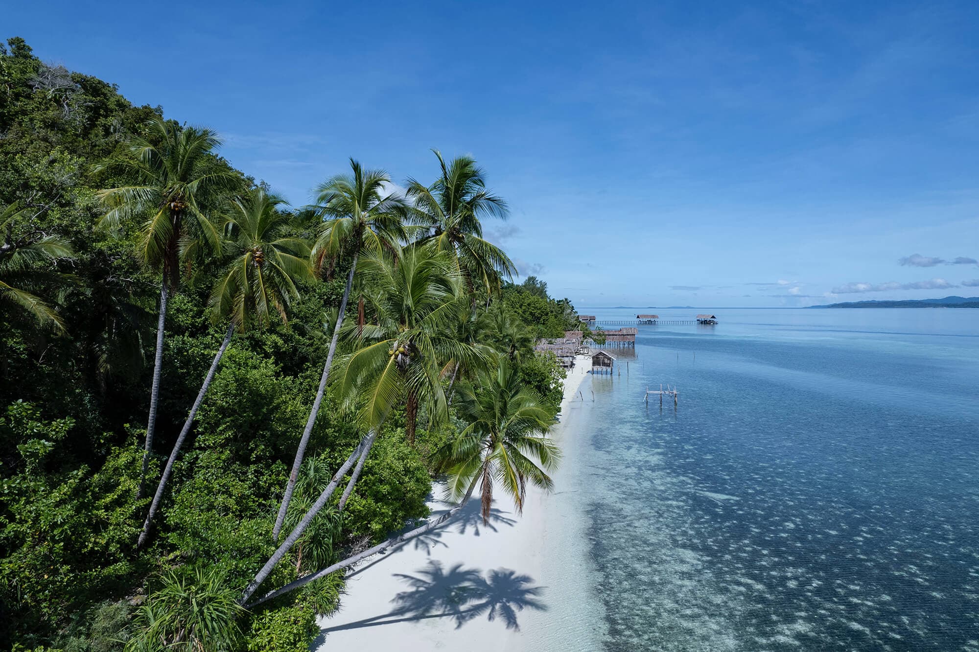 The pristine beach of Kri Island. Photo by Ernests Vaga.