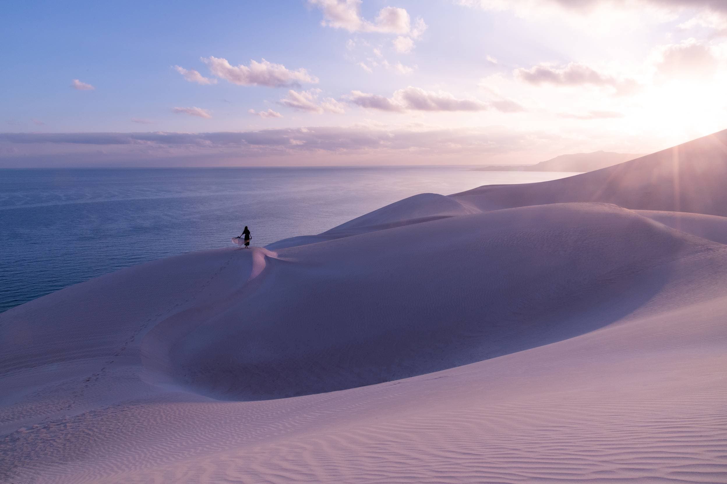 Dunes Sunrise. Socotra, Yemen. The Most Surreal Places on Earth