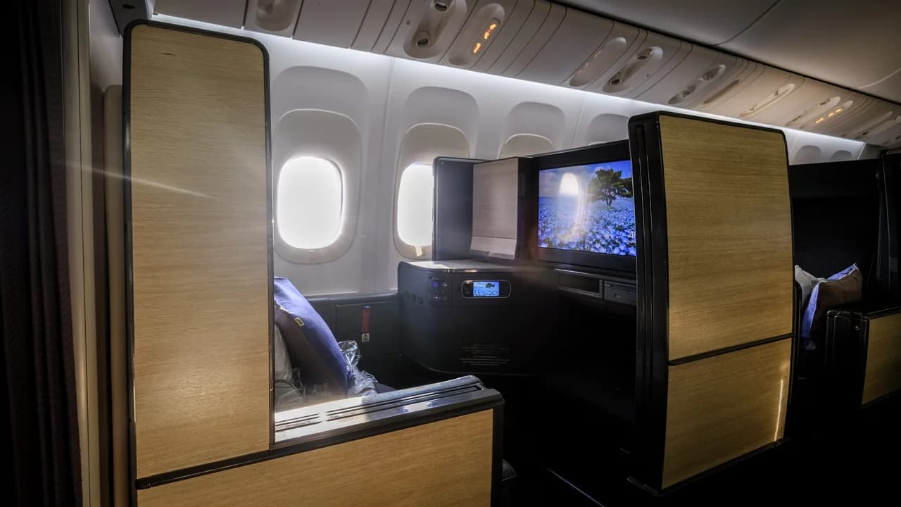 ANA The Room business class — a first-class-width seat marketed as business class, available through consolidator channels