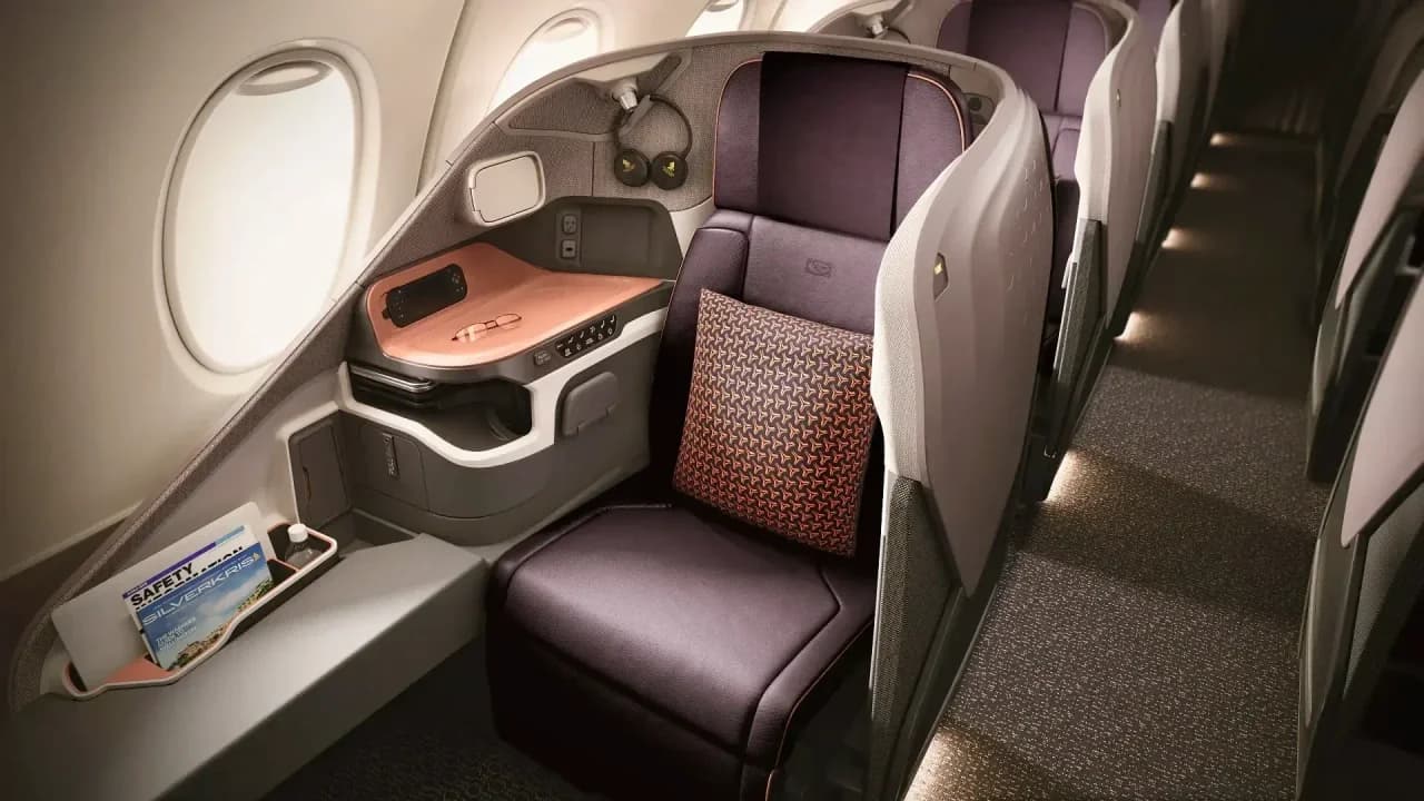 Singapore Airlines Suites Class on the A380 — the double bed configuration is the ultimate expression of first class luxury