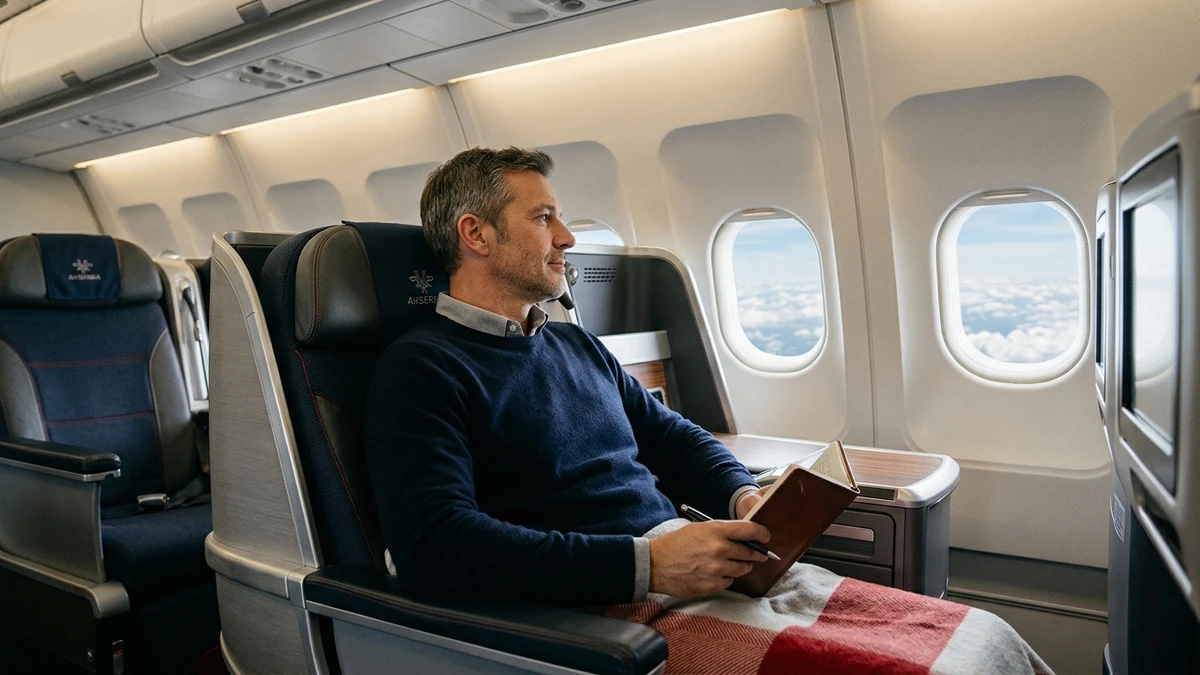 Air Serbia business class