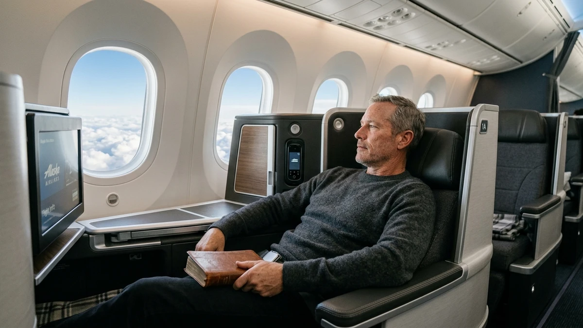 Alaska Airlines business class