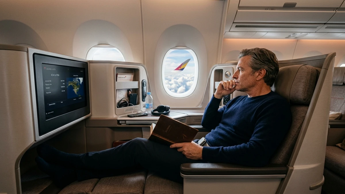 Asiana Airlines business class