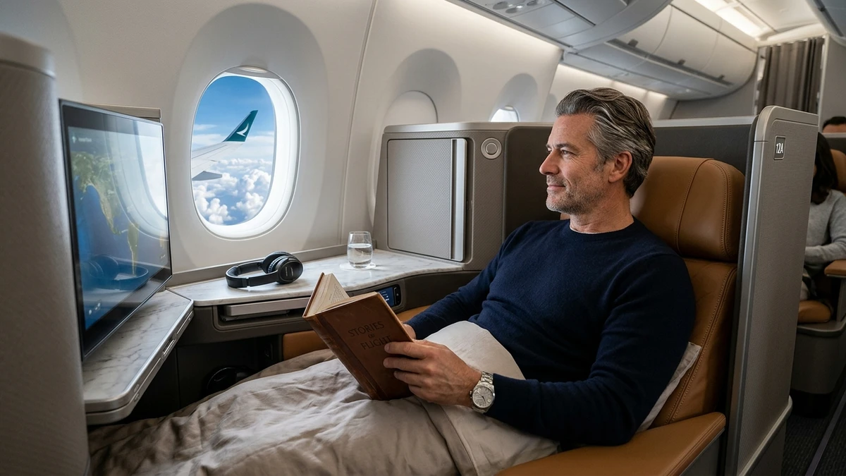 Cathay Pacific business class