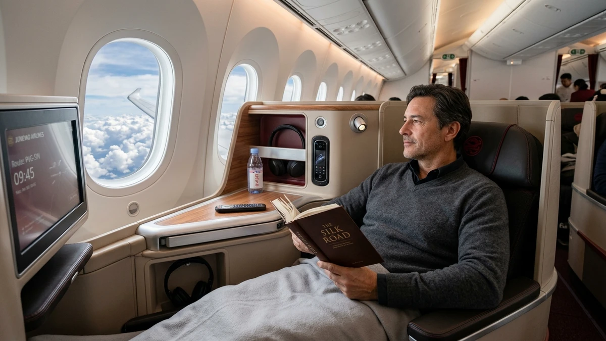 Juneyao Airlines business class