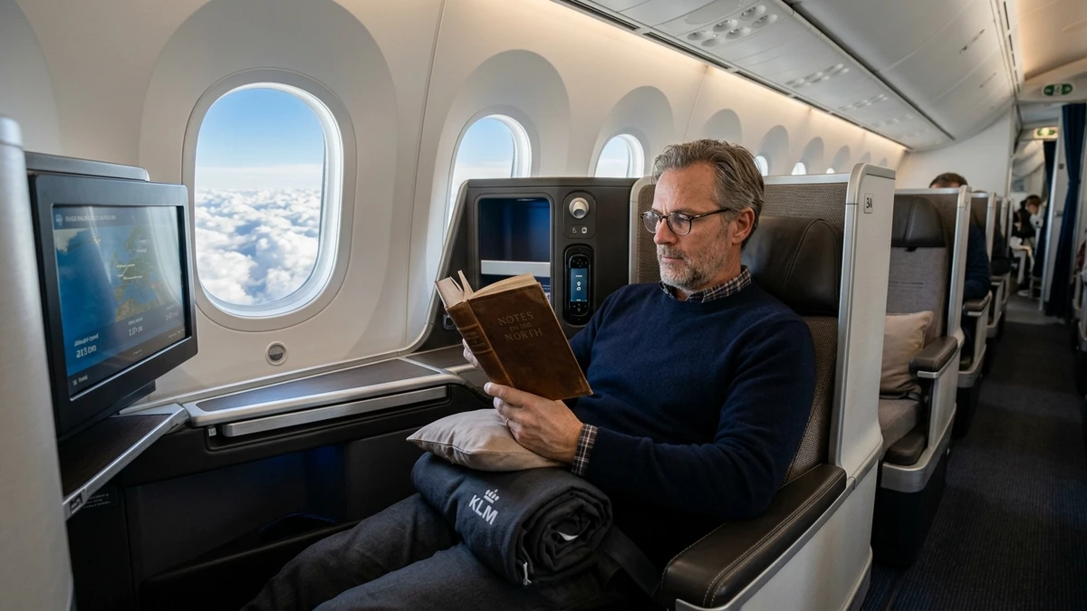 KLM Royal Dutch Airlines business class