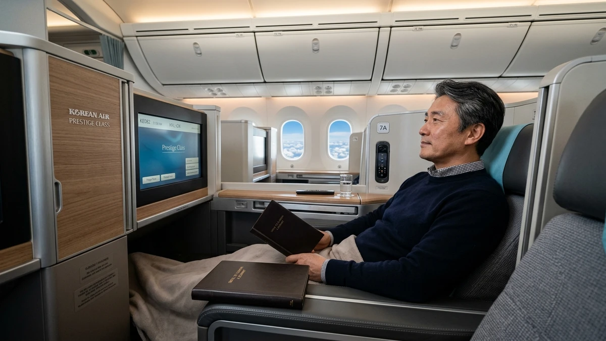Korean Air business class
