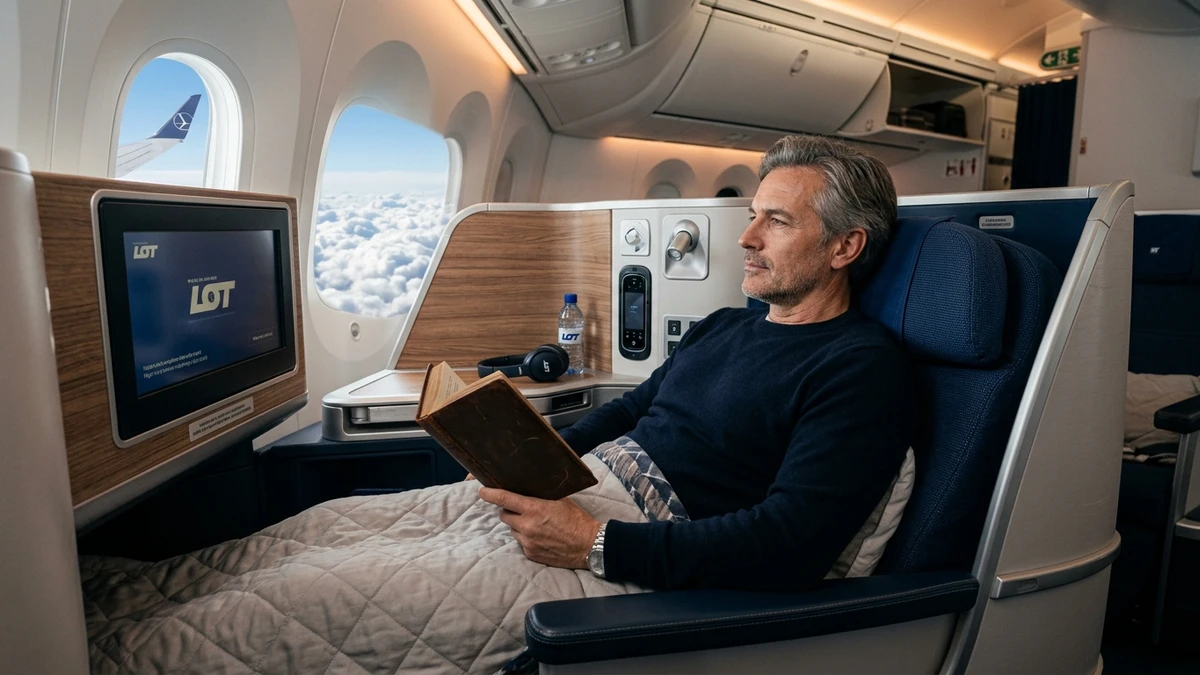 LOT Polish Airlines business class