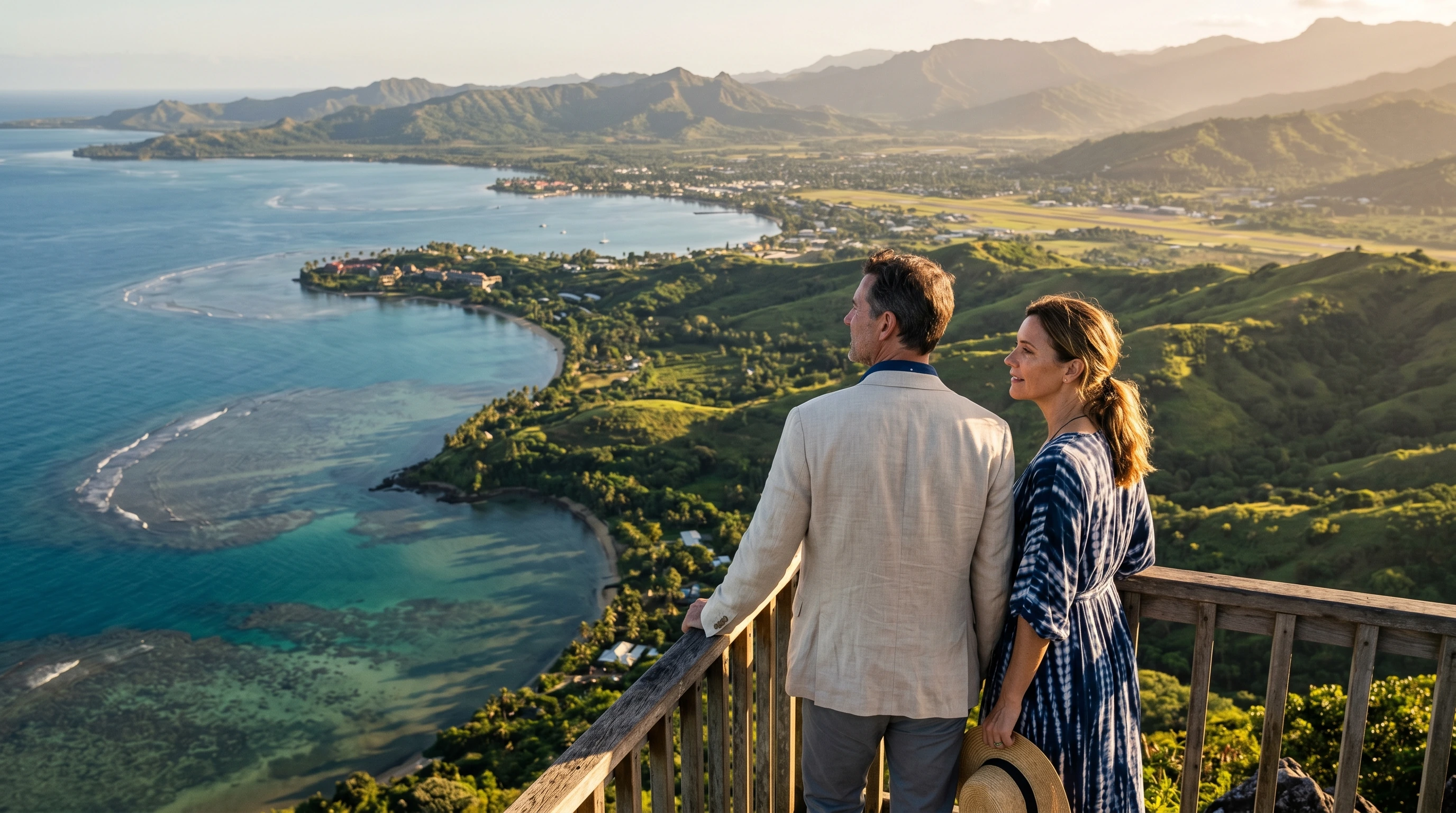 Business class to Fiji