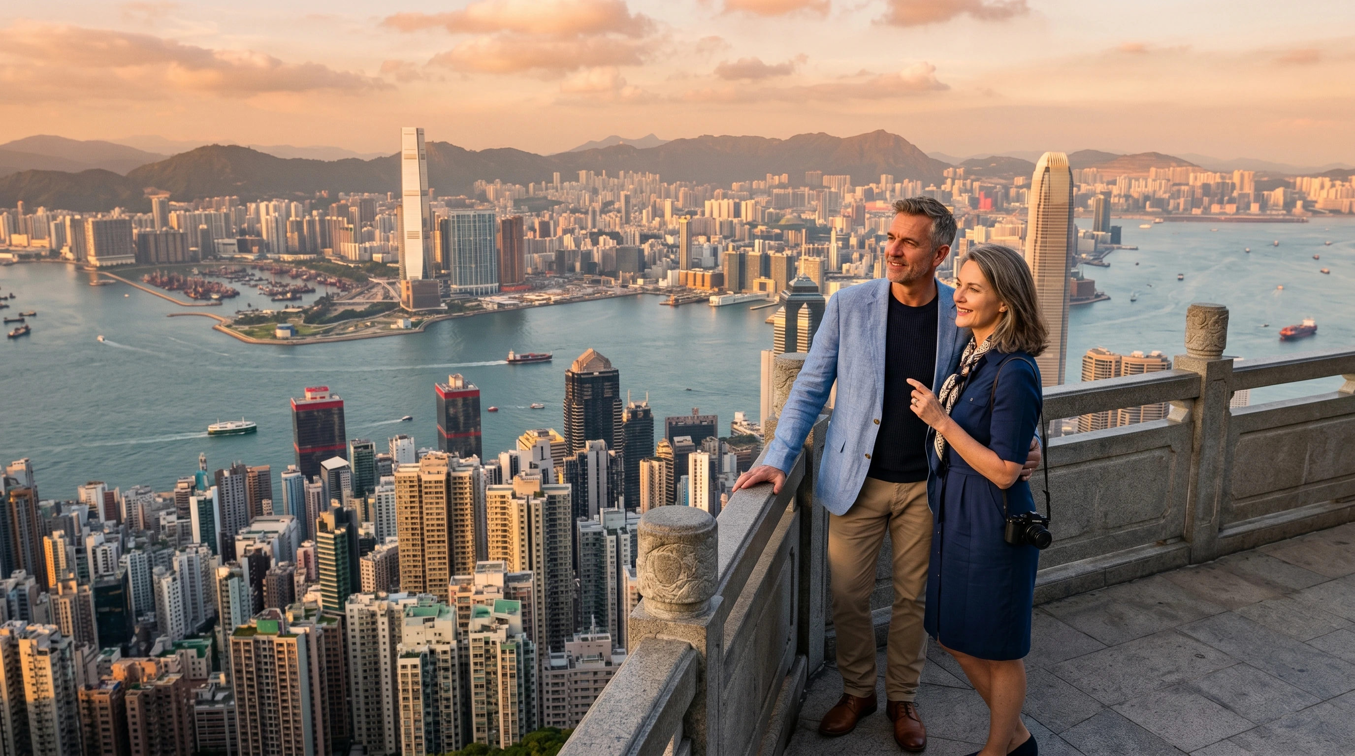 Business class to Hong Kong