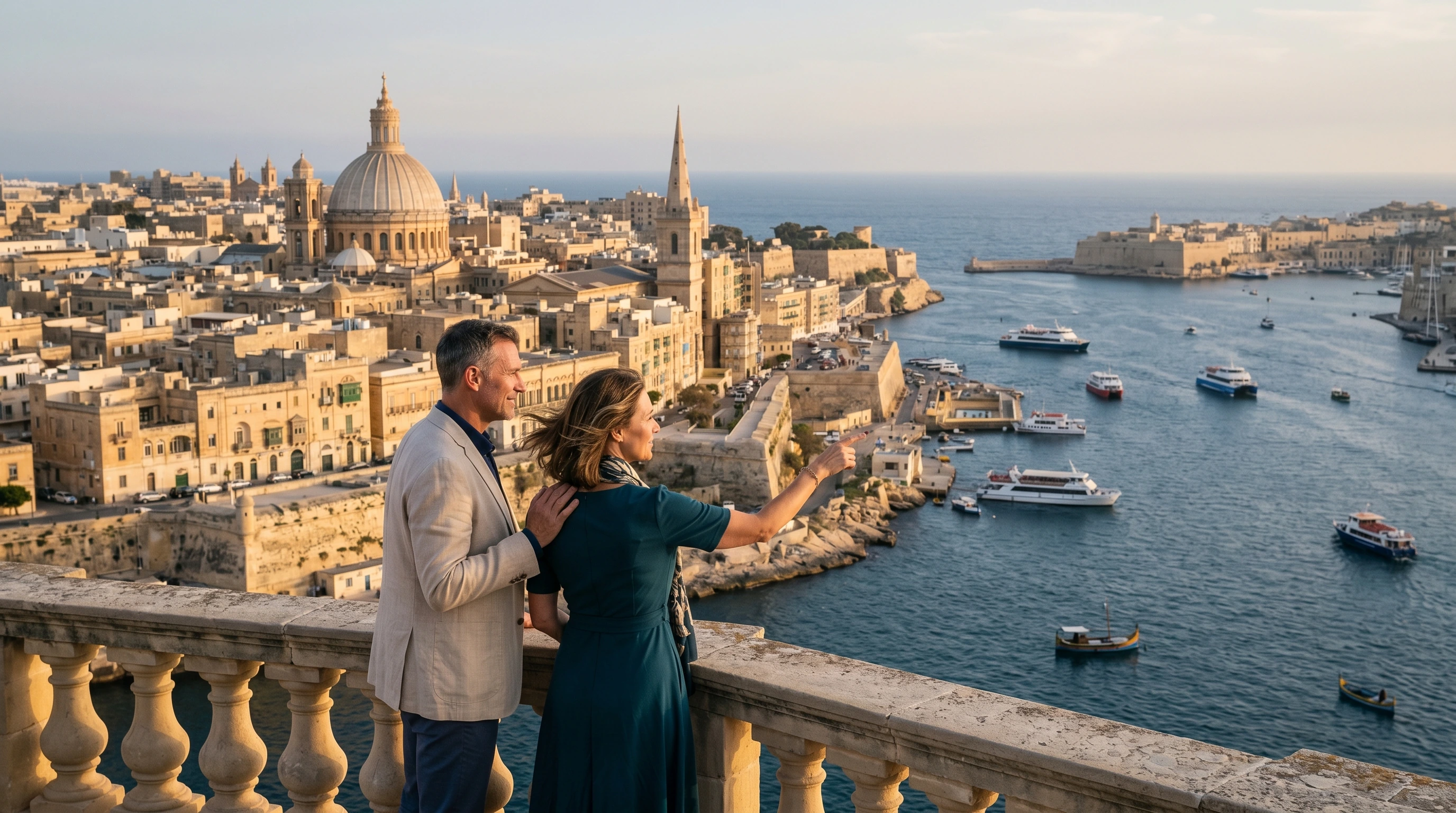 Business class to Malta