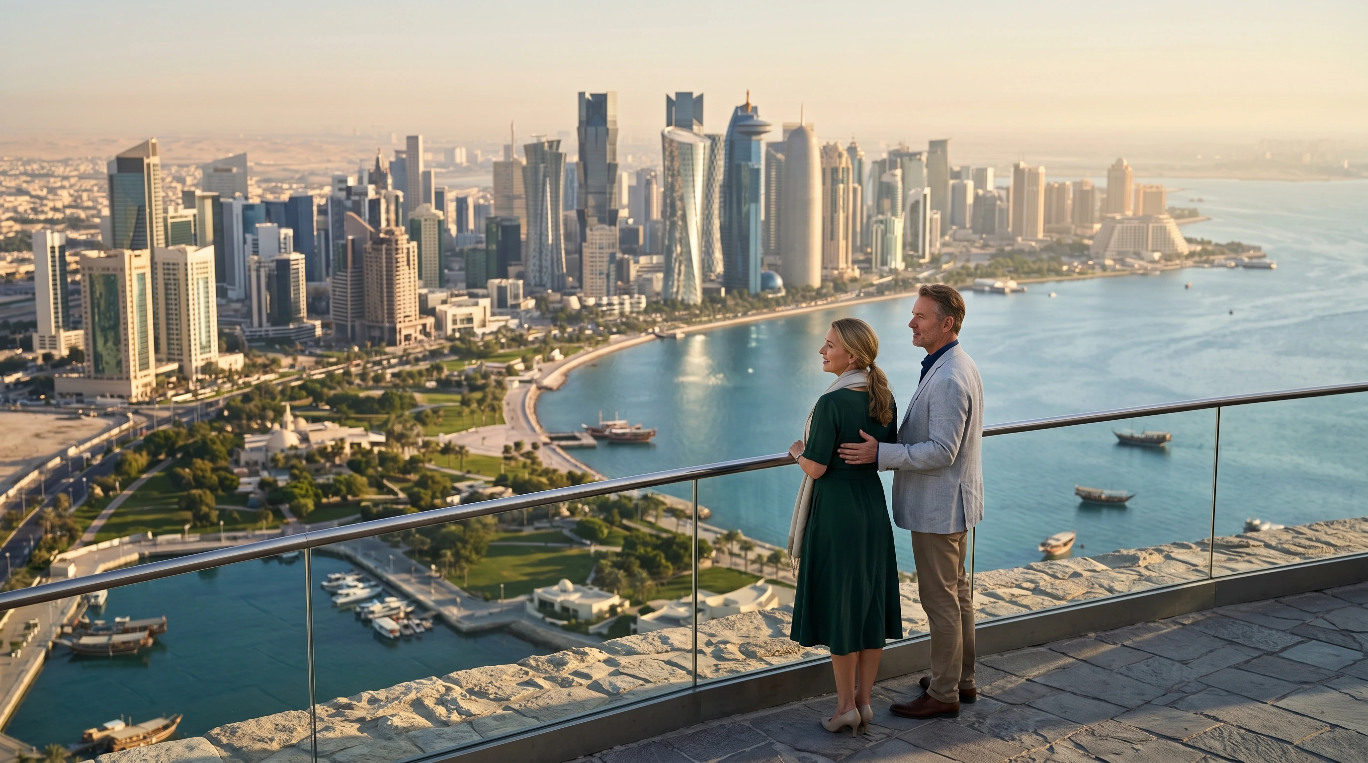 Business class to Qatar