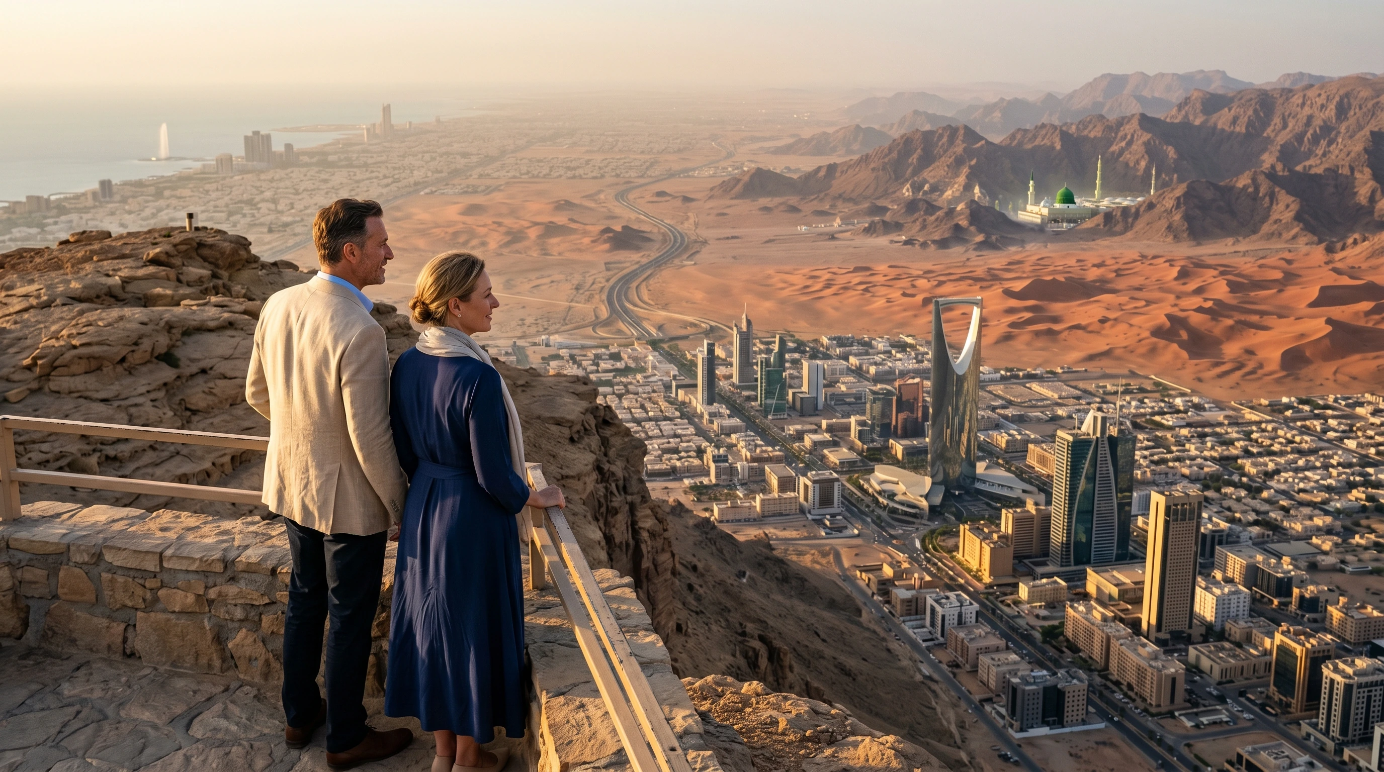Business class to Saudi Arabia