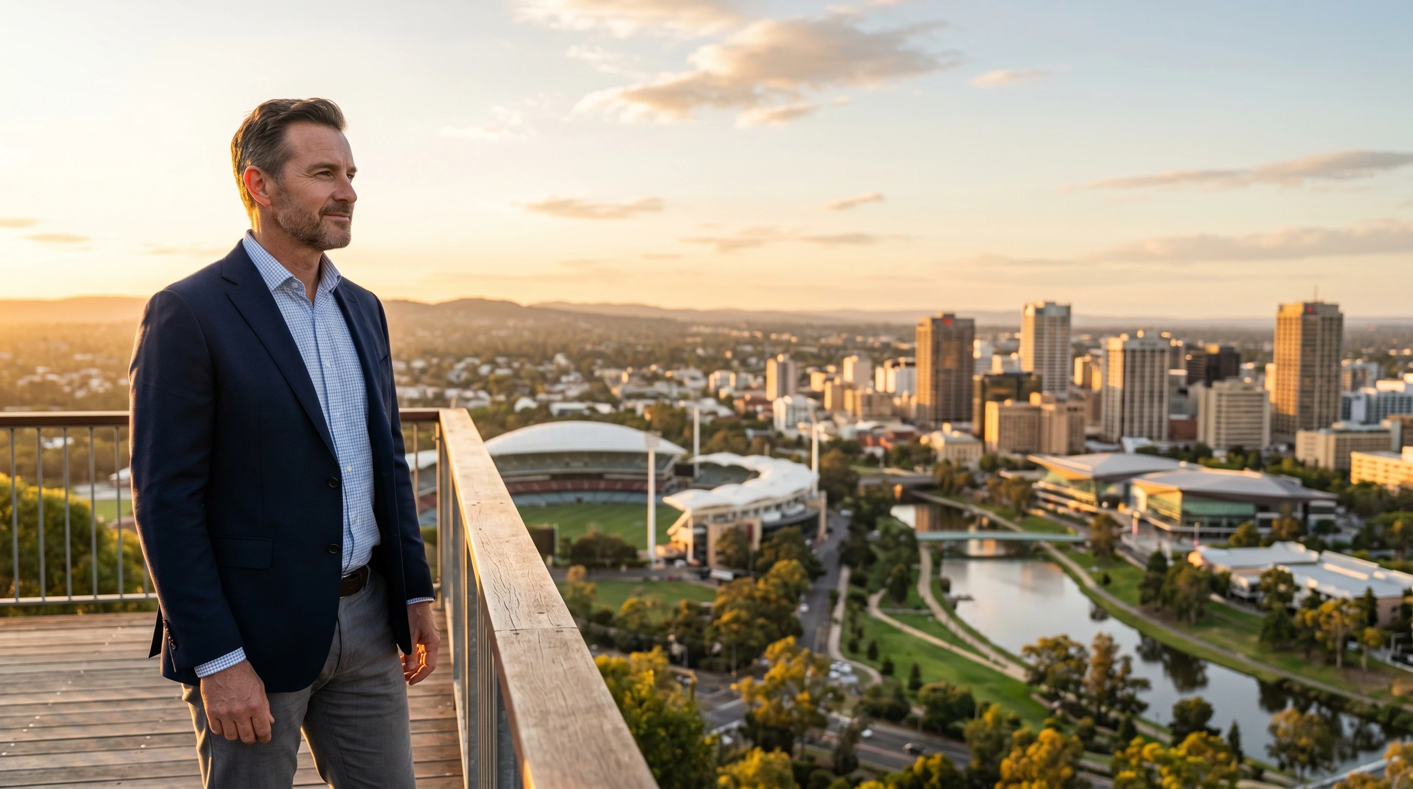 Business class to Adelaide