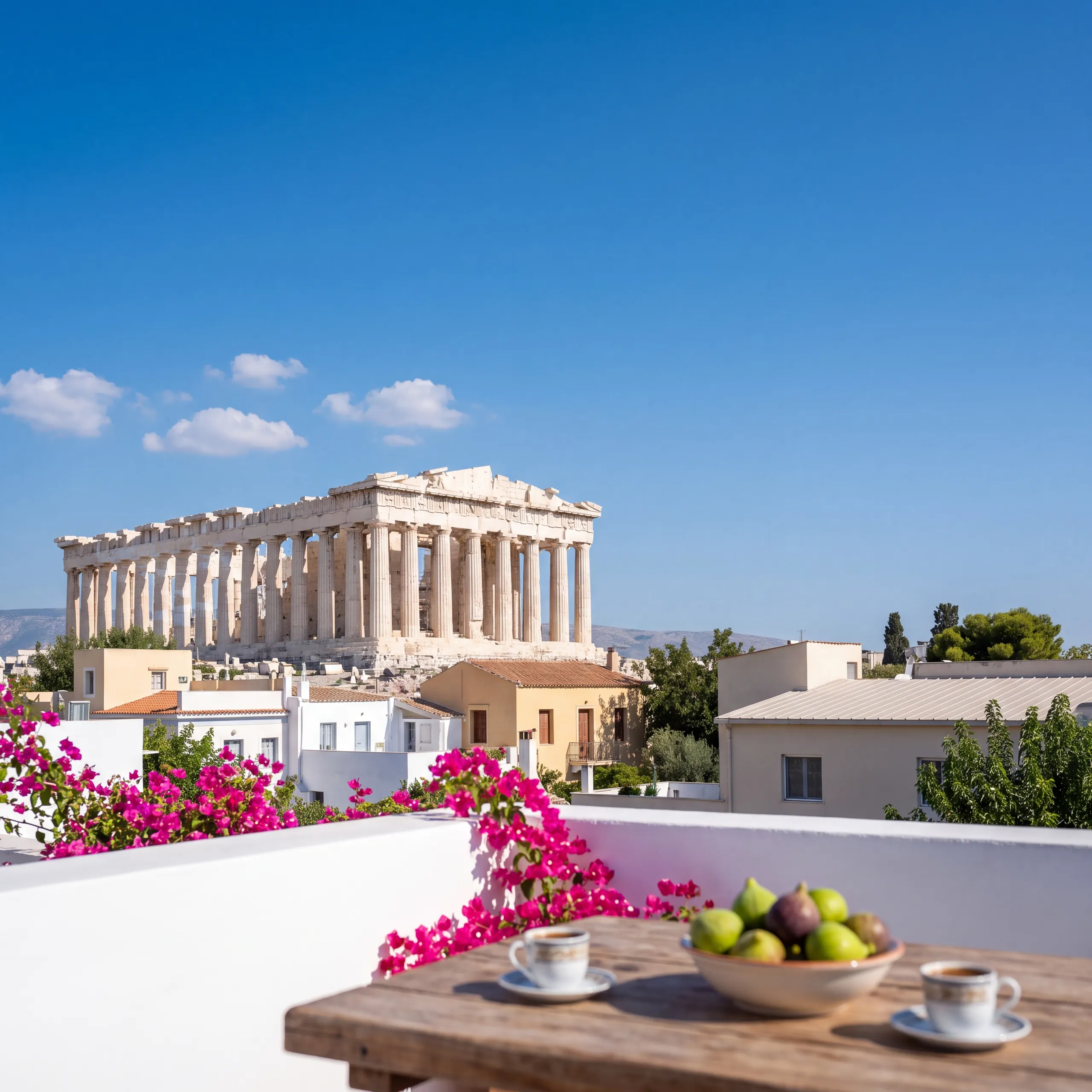 Business class to Athens