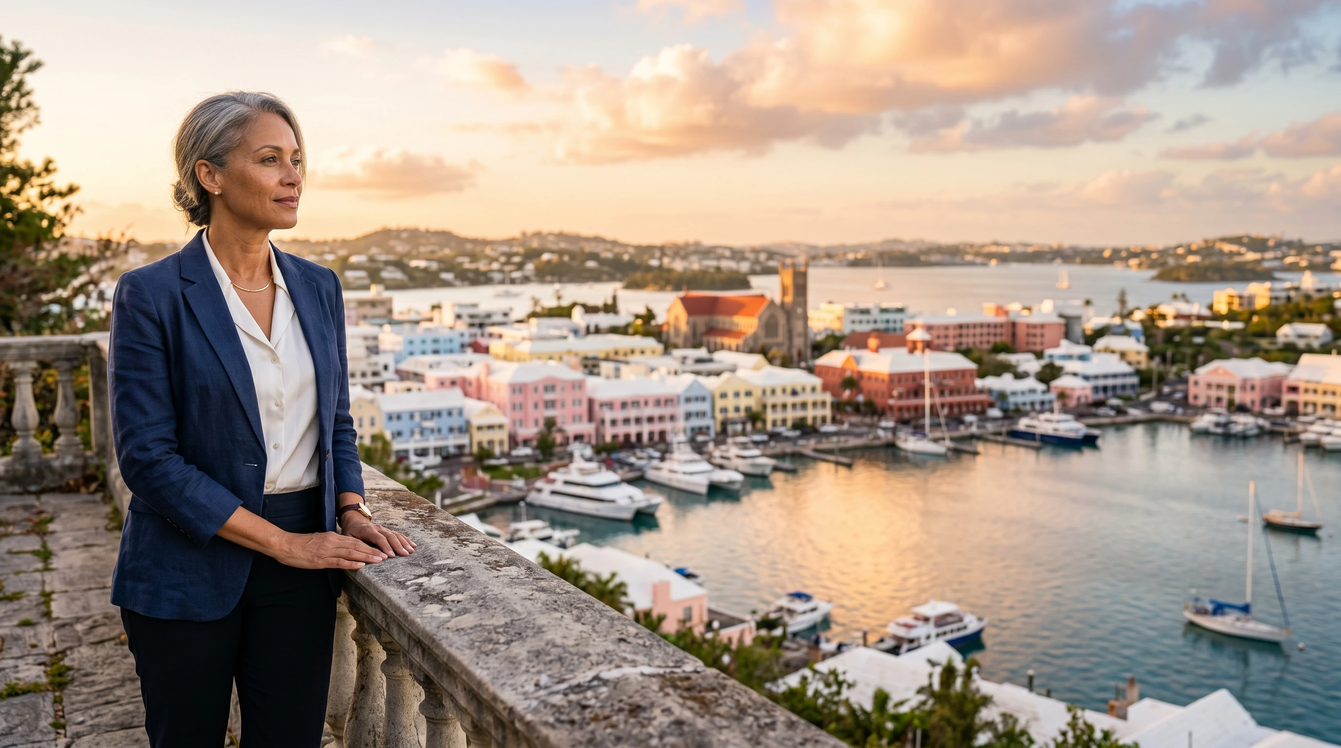 Business class to Bermuda