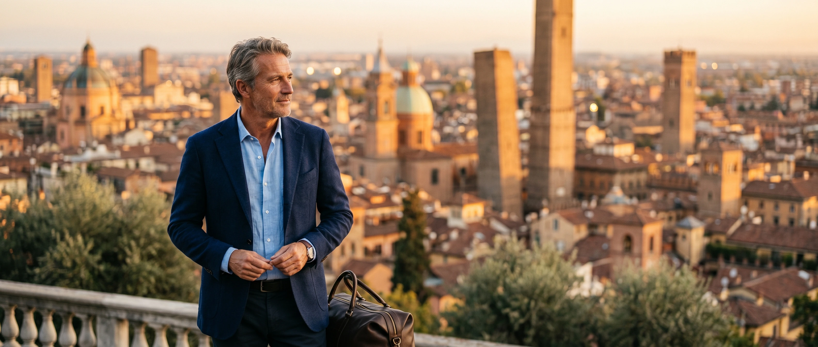 Business class to Bologna