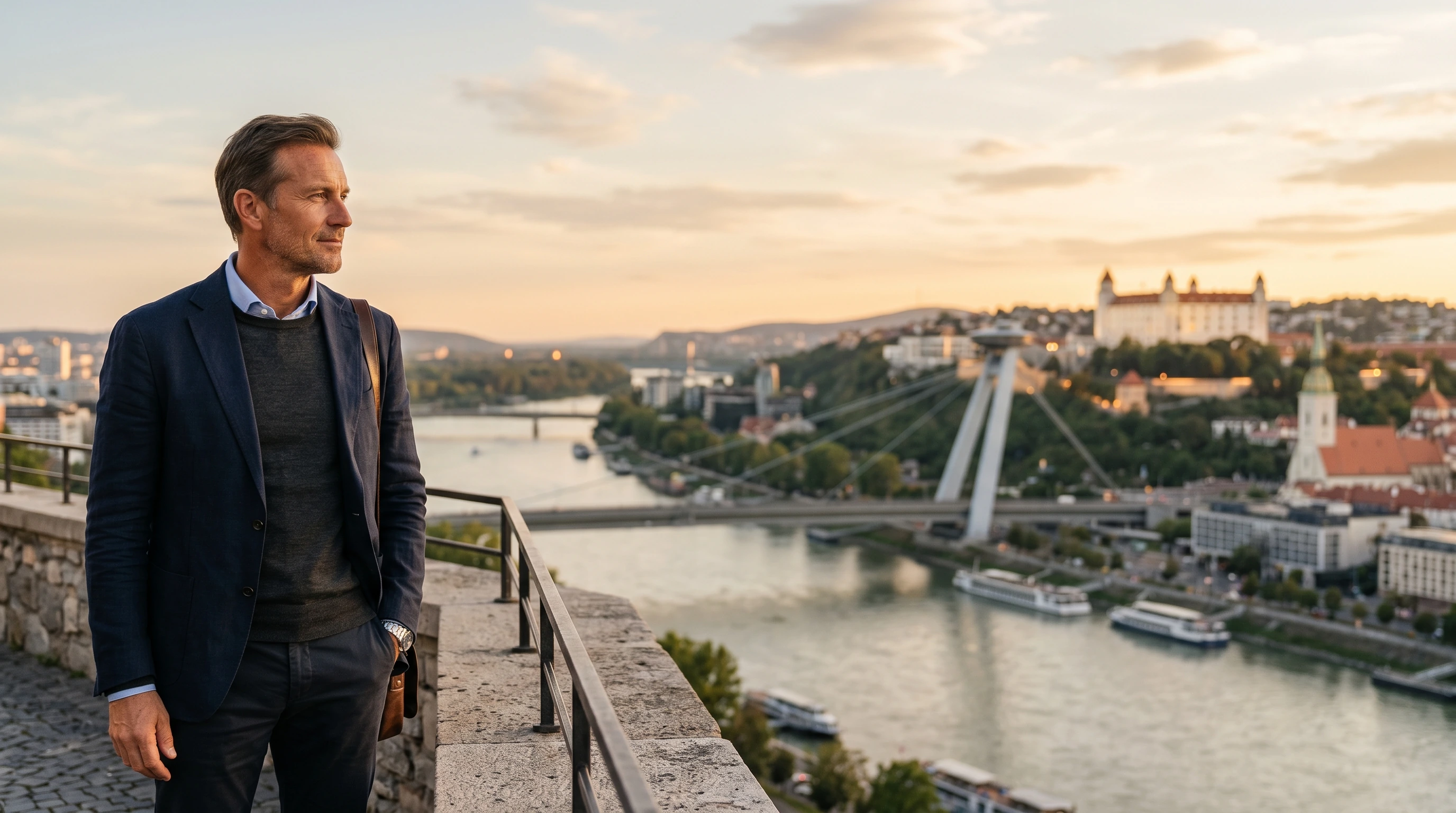 Business class flights to Bratislava