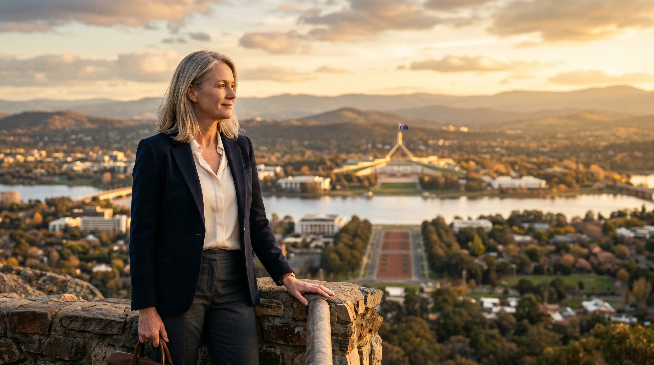Business class to Canberra