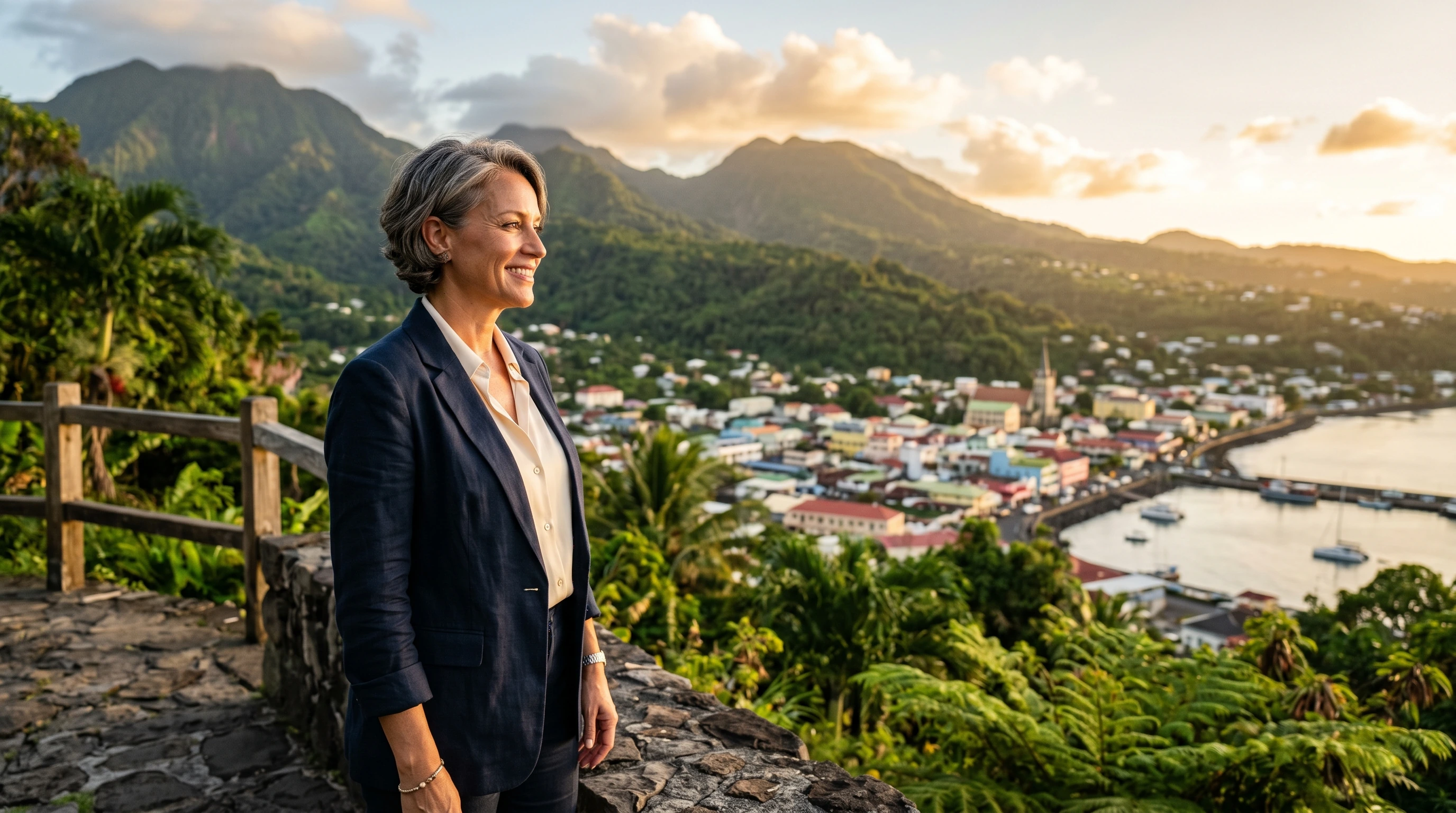 Business class to Dominica