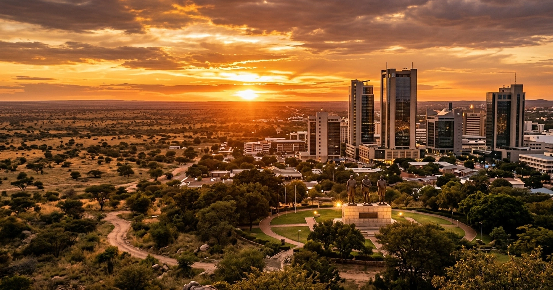 Business class flights to Gaborone