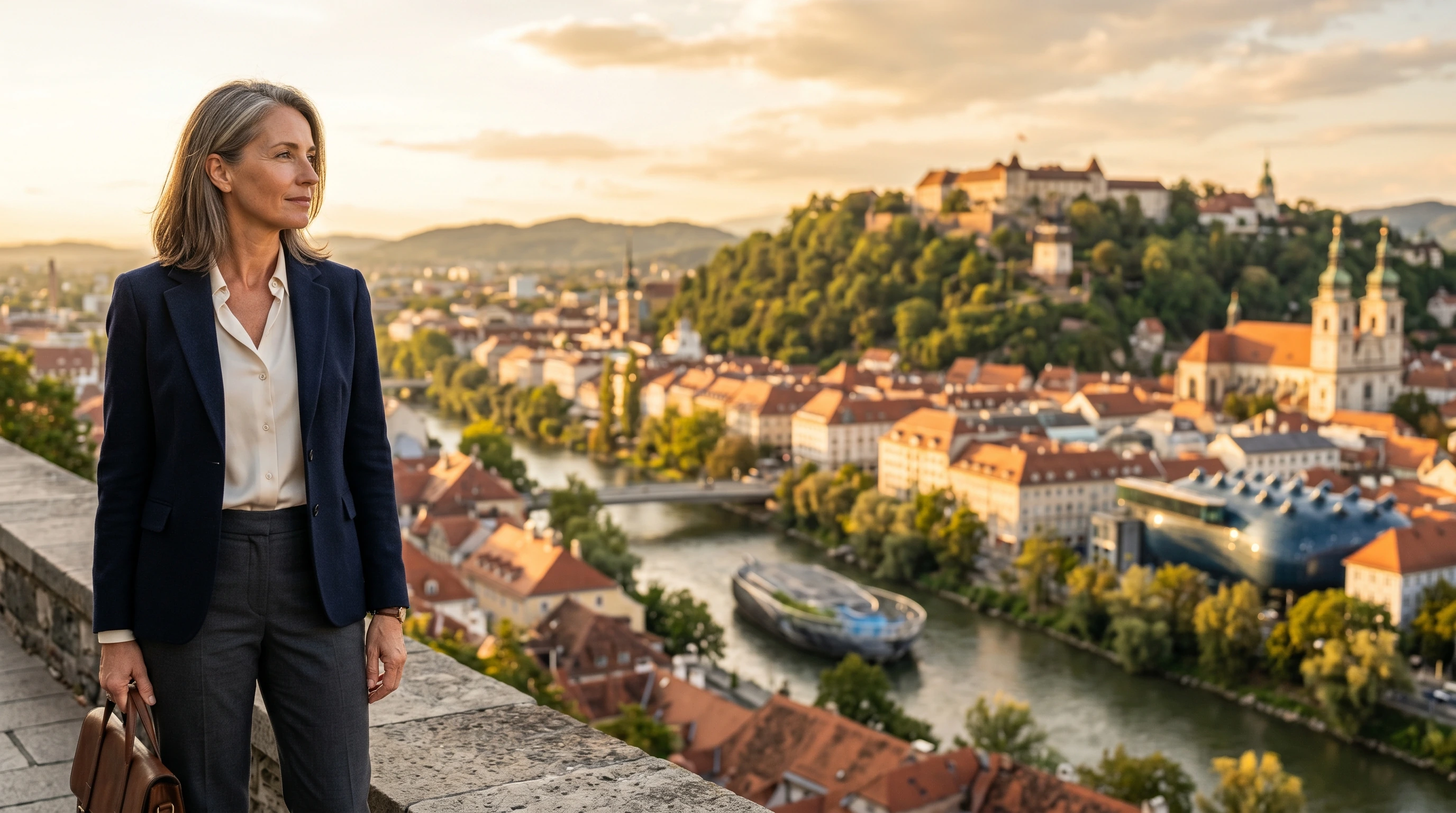 Business class flights to Graz