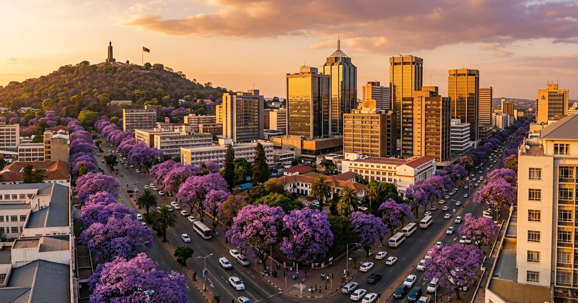Business class flights to Harare