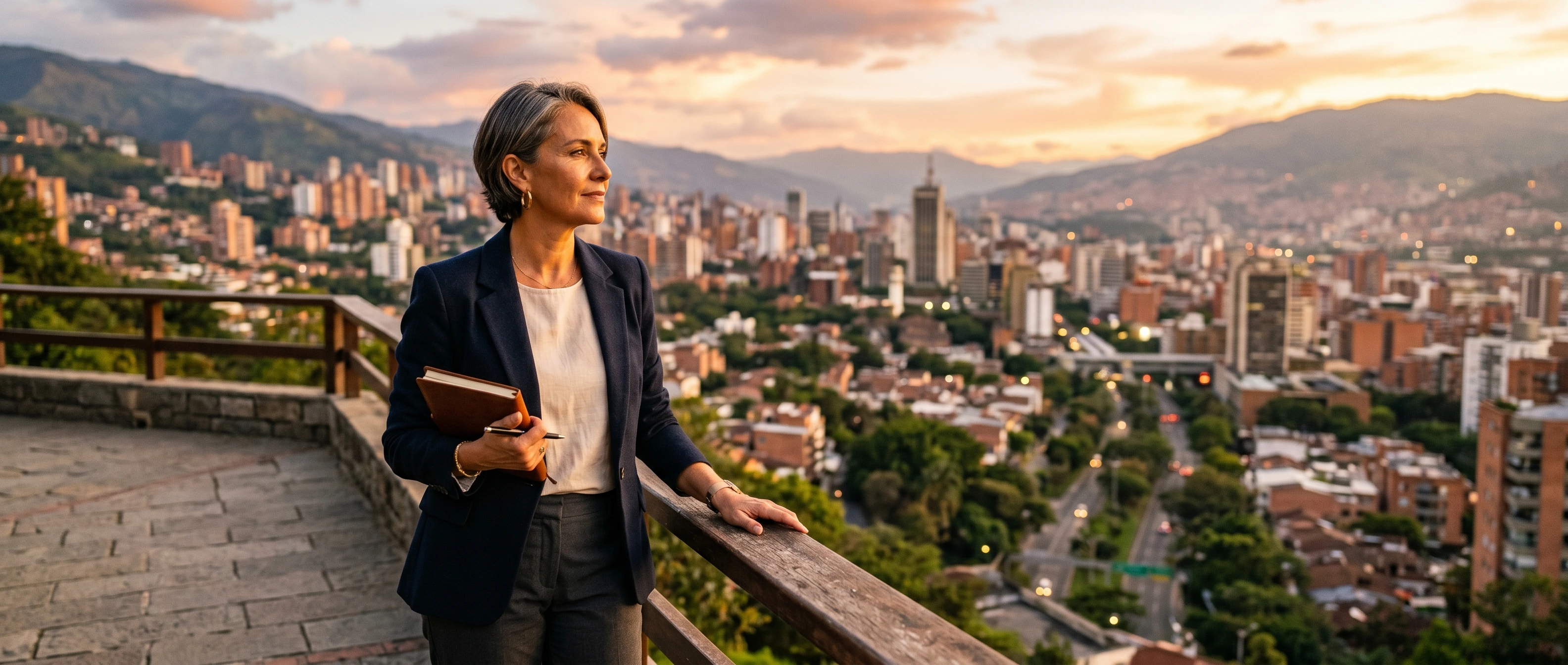 Business class to Medellín