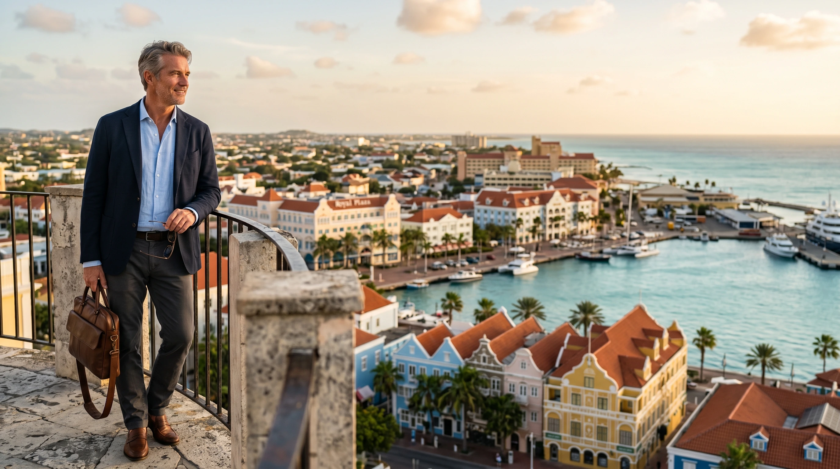 Business class to Oranjestad