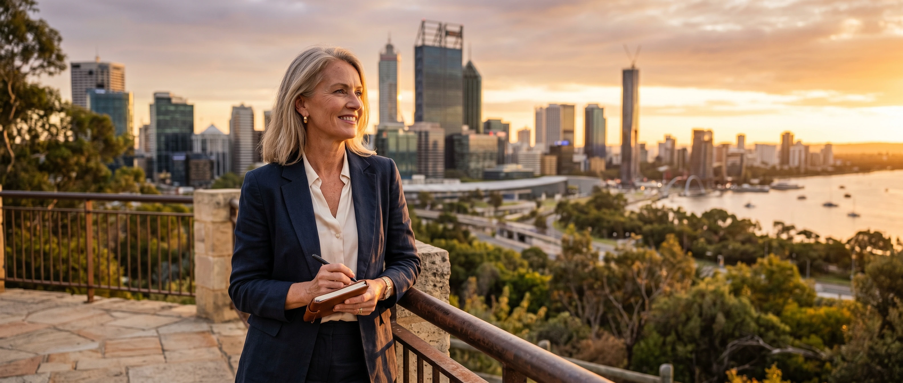 Business class to Perth