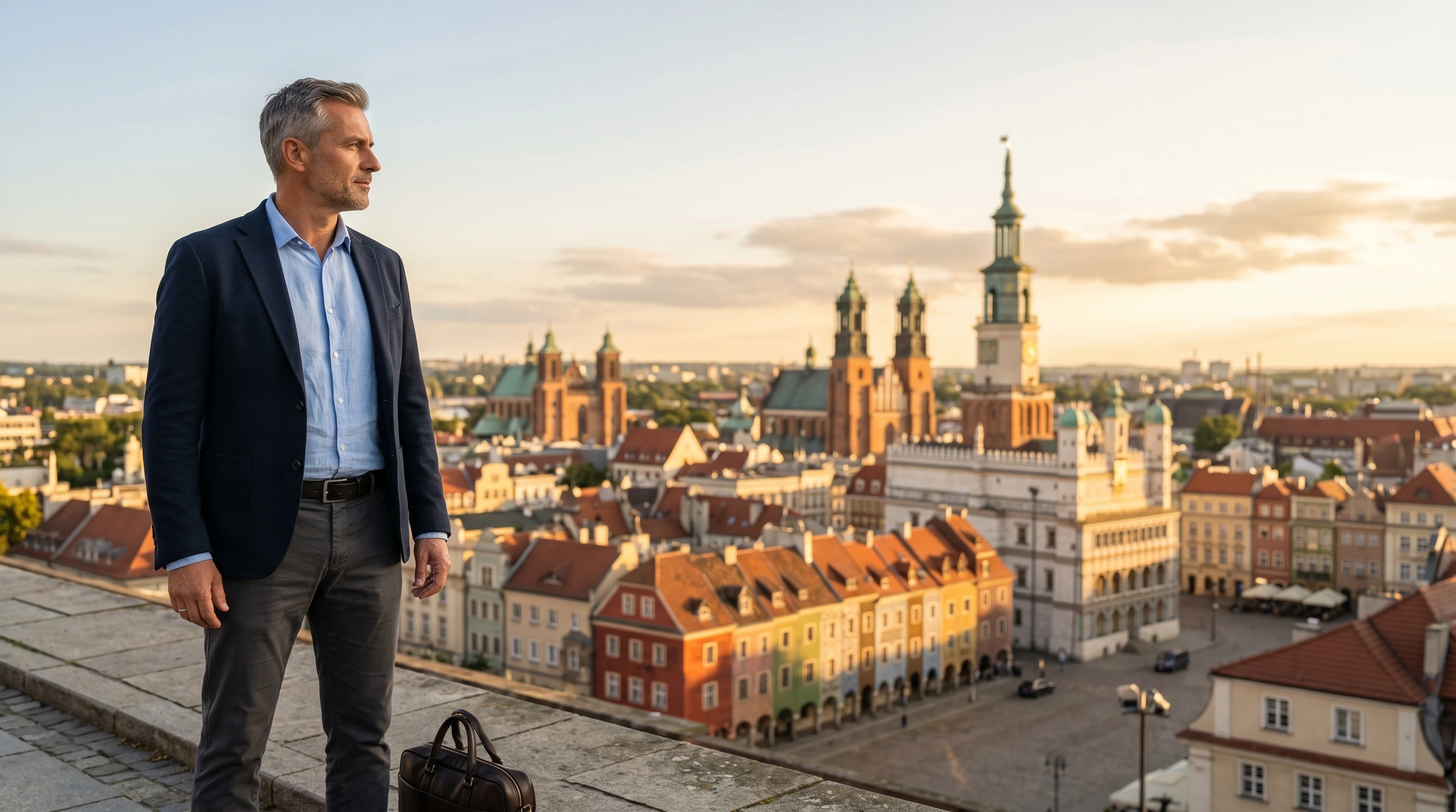 Business class flights to Poznan