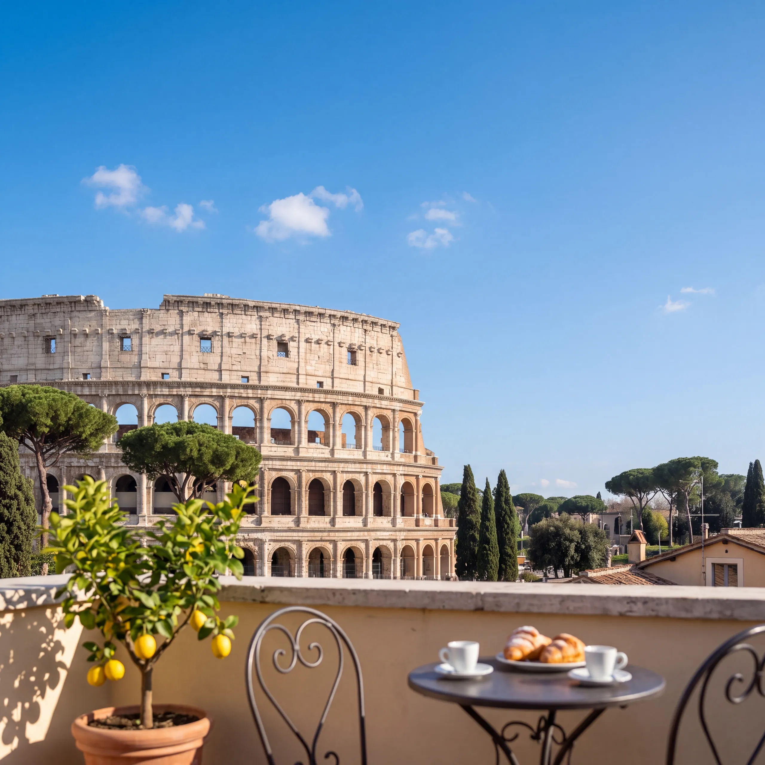 Business class to Rome