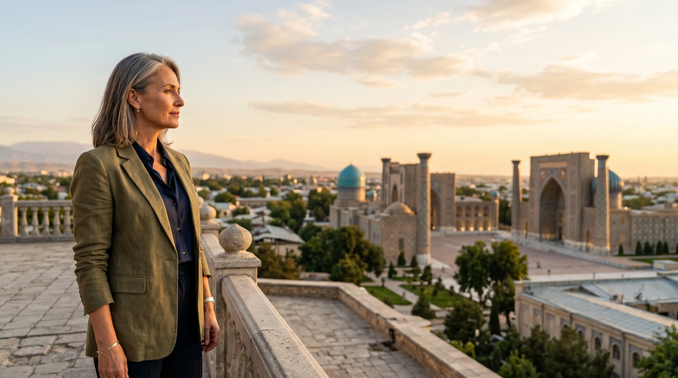 Business class to Samarkand