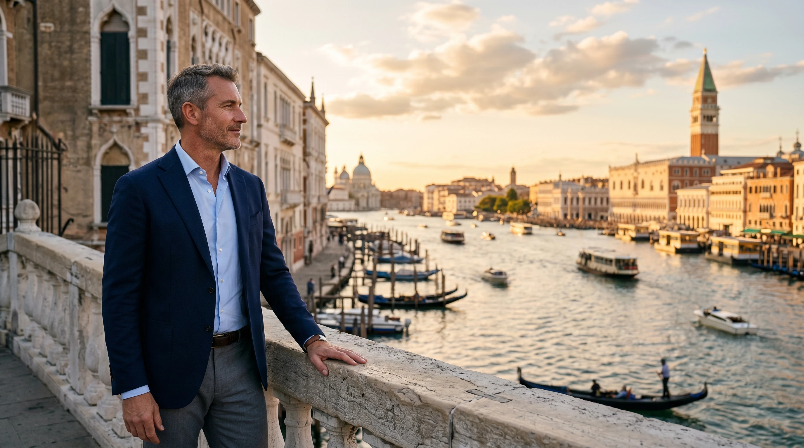 Business class to Venice