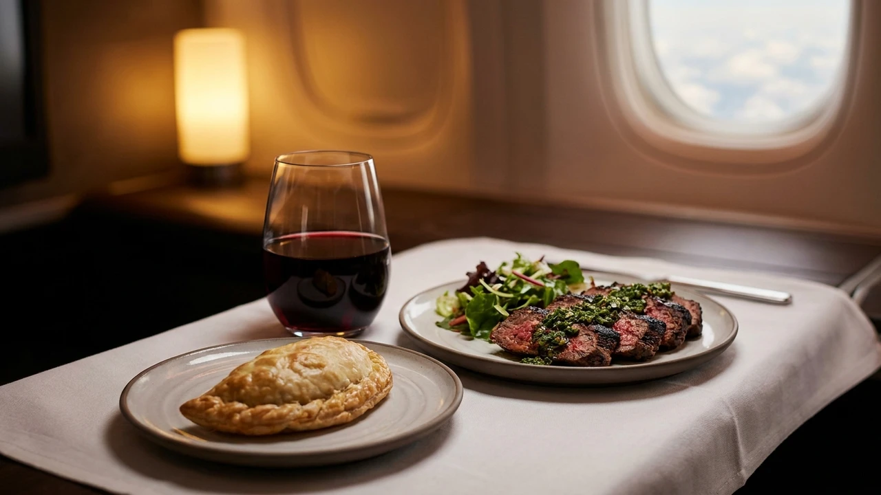 Aerolineas Argentinas business class cabin