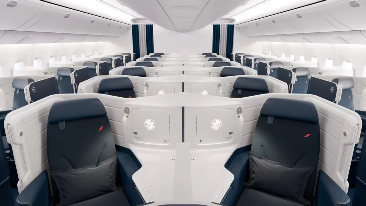 Air France business class seat